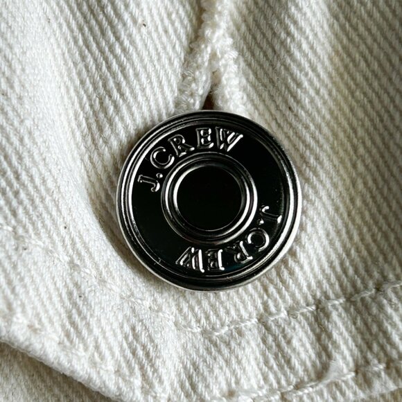 J. Crew Ivory Denim Jacket Women's Size XS - Picture 4 of 7